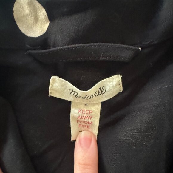 Madewell Polka Dot Pajama Top - Picture 3 of 3